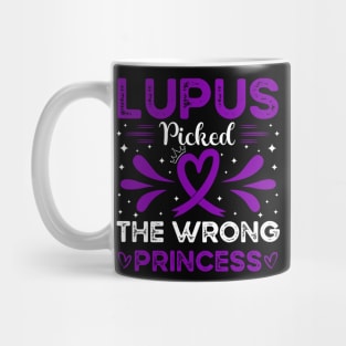 Lupus Picked The Wrong Princess Lupus Awareness Mug